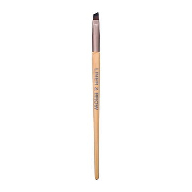 LINER & BROW BRUSH BAMBOO HANDLE