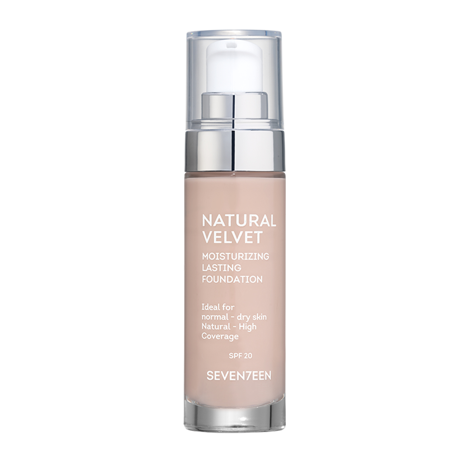 Seventeen Natural Velvet - Fond de ten hidratant pentru ten normal Seventeen Natural Velvet - Fond de ten hidratant pentru ten normal