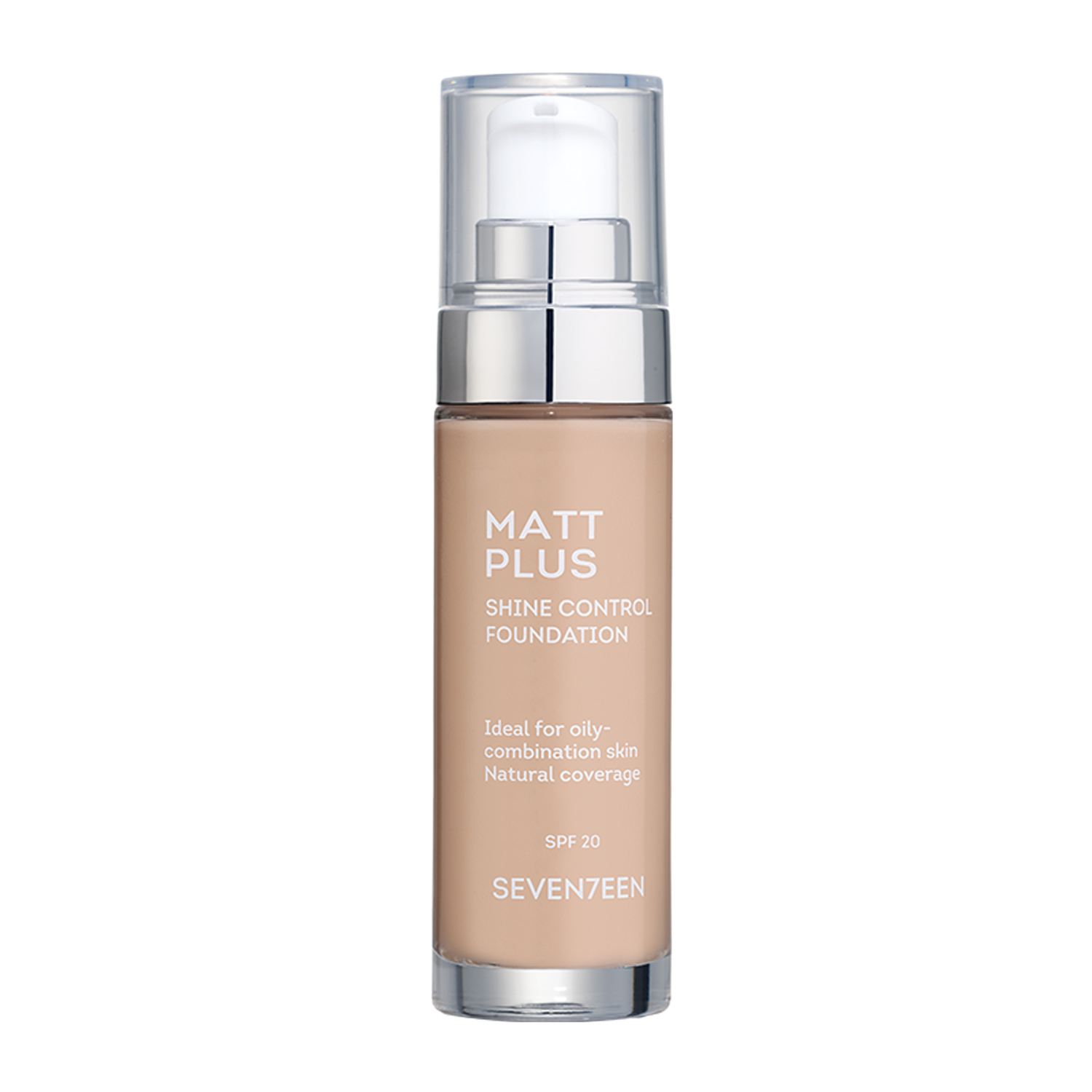 Seventeen Matt Plus - Fond de ten mat cu acoperire medie, SPF20