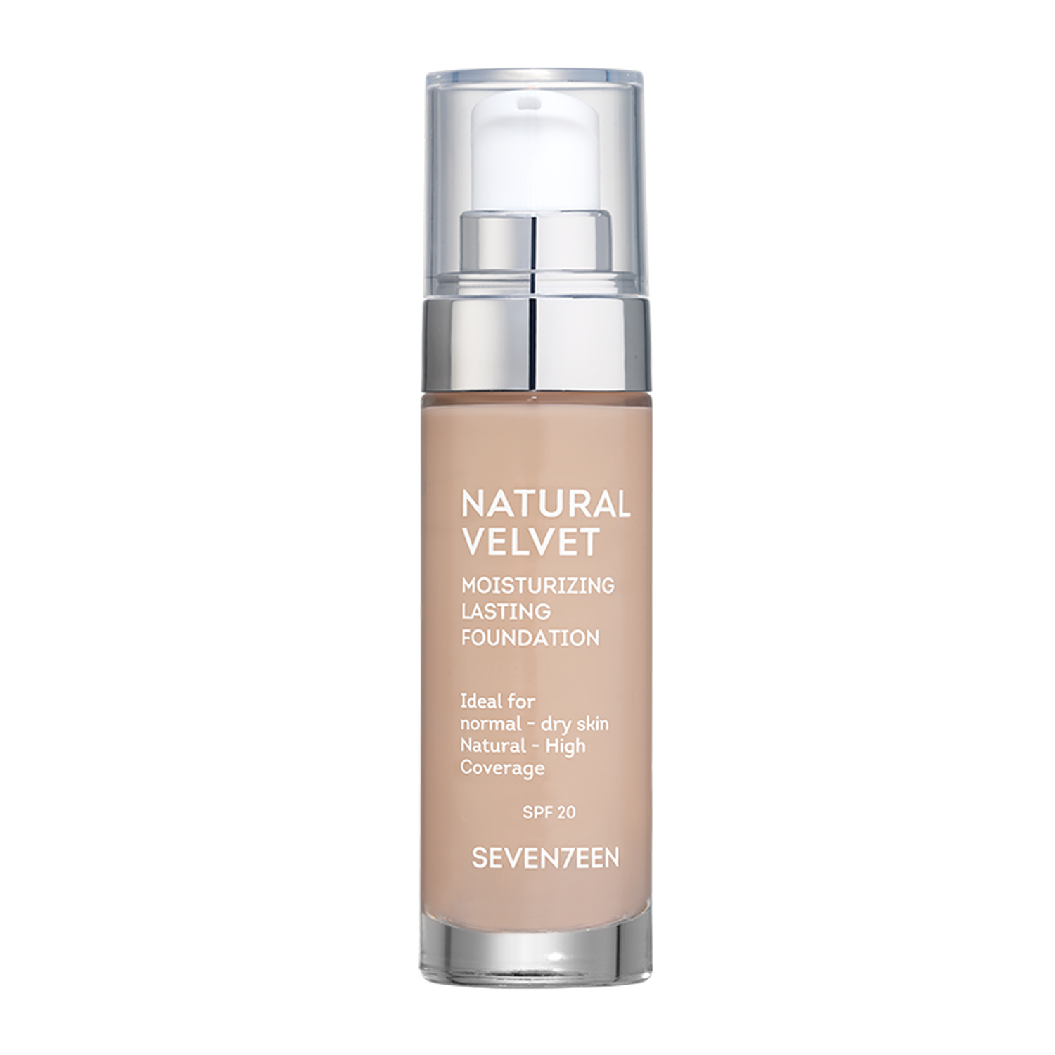 Seventeen Natural Velvet - Fond de ten hidratant pentru ten normal