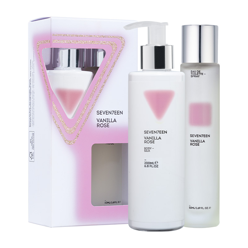 Seventeen Set loțiune parfumată cu efect sidefat 200ml & apă de
