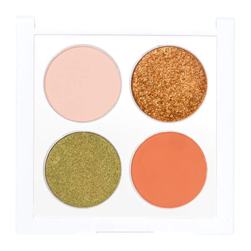 Seventeen Vibrant Eyes Quad Palette | Paletă cu 4 farduri intens