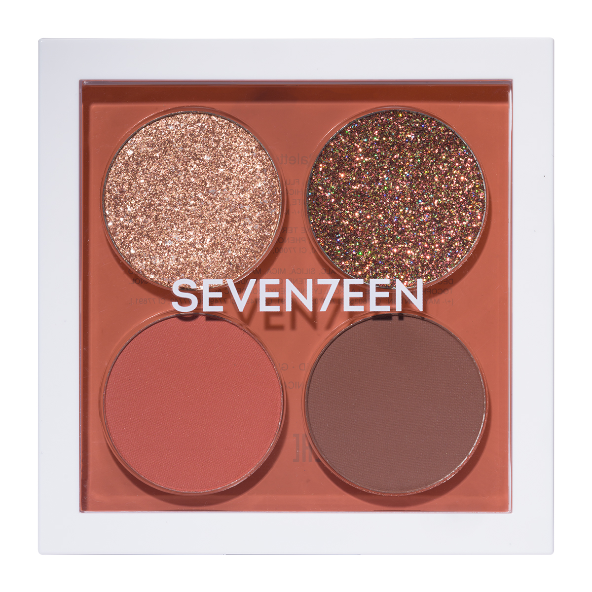 Seventeen Vibrant Eyes Quad Palette | Paletă cu 4 farduri intens