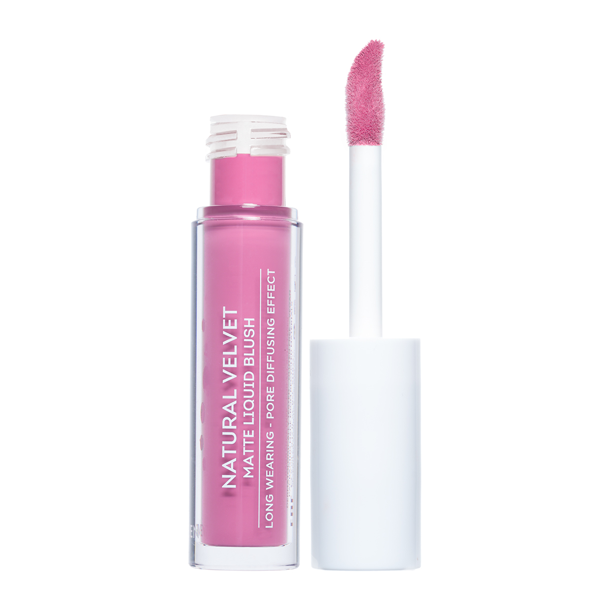 MATE MINI ピンク(Velvet Blush) Seventeen Natural Velvet Matte Liquid Blush - Fard de obraz lichid