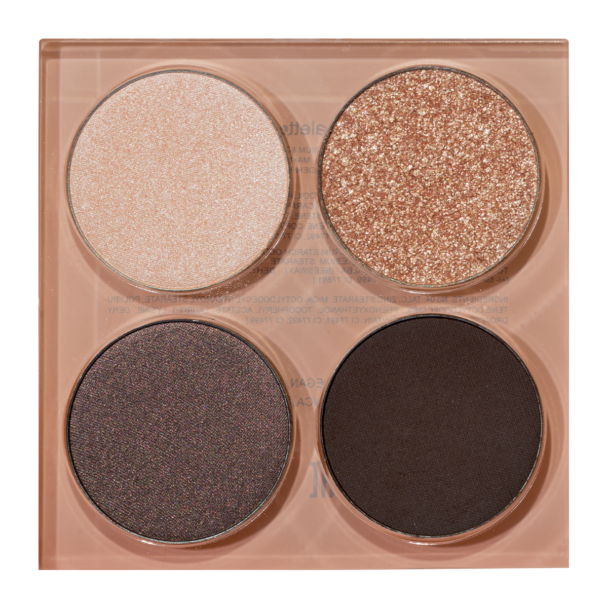 Seventeen Vibrant Eyes Quad Palette | Paletă cu 4 farduri intens