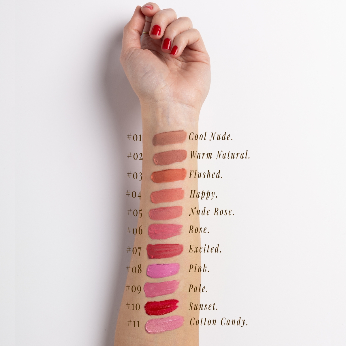 MATE MINI ピンク(Velvet Blush) Seventeen Natural Velvet Matte Liquid Blush - Fard de obraz lichid