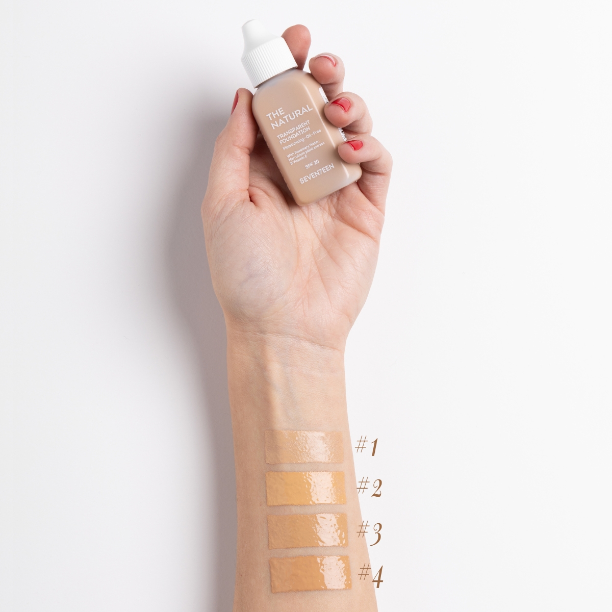 Seventeen The Natural Transparent Foundation - Fond de ten