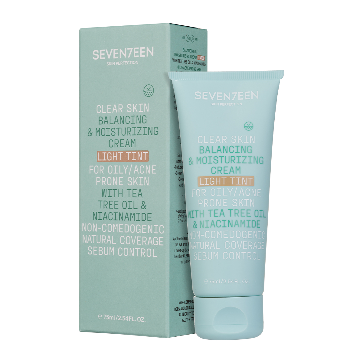 Seventeen Clear Skin Balancing & Moisturising Tinted Cream - Cremă