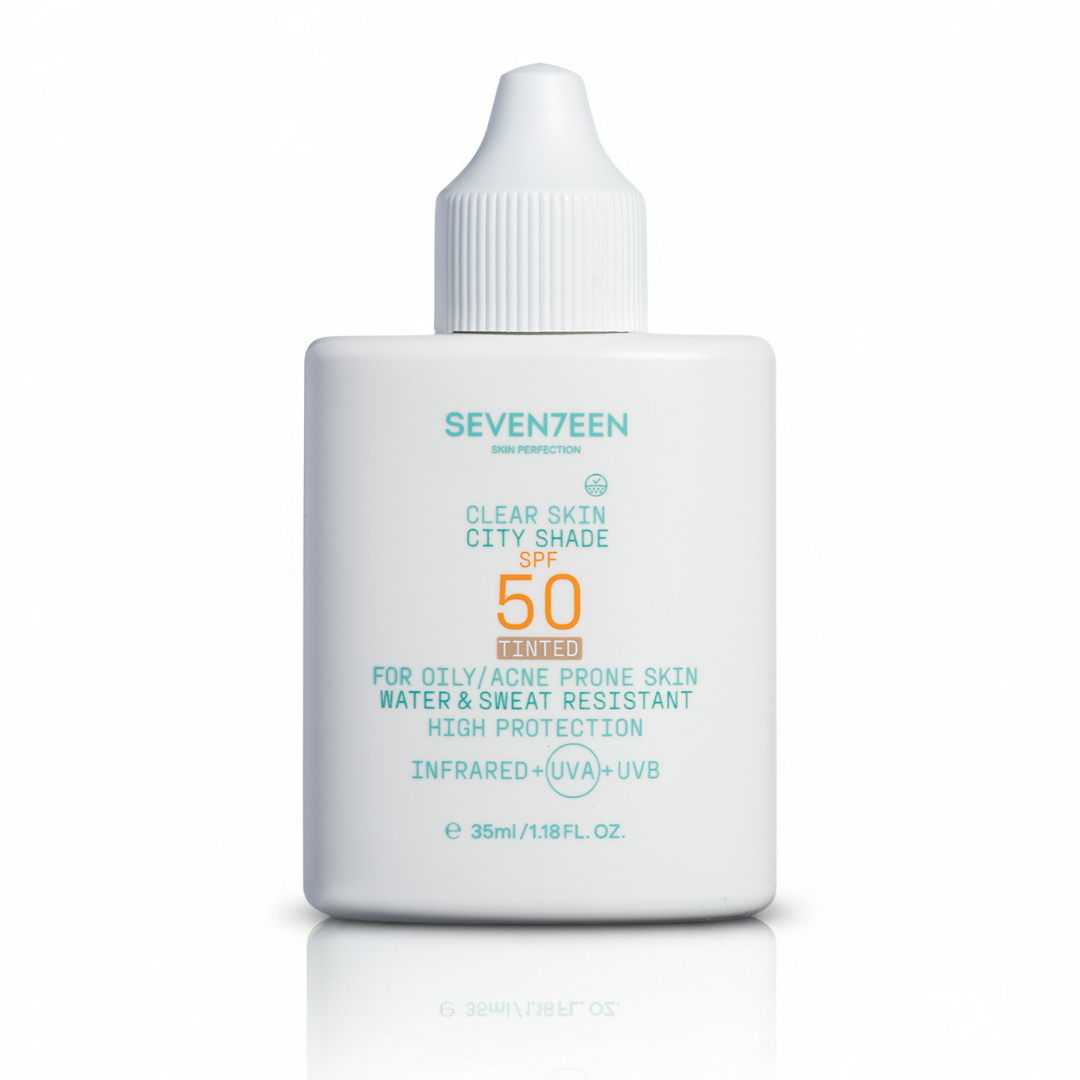 Seventeen City Shade SPF50 Tinted - Cremă cu SPF50 ușor nuanțată