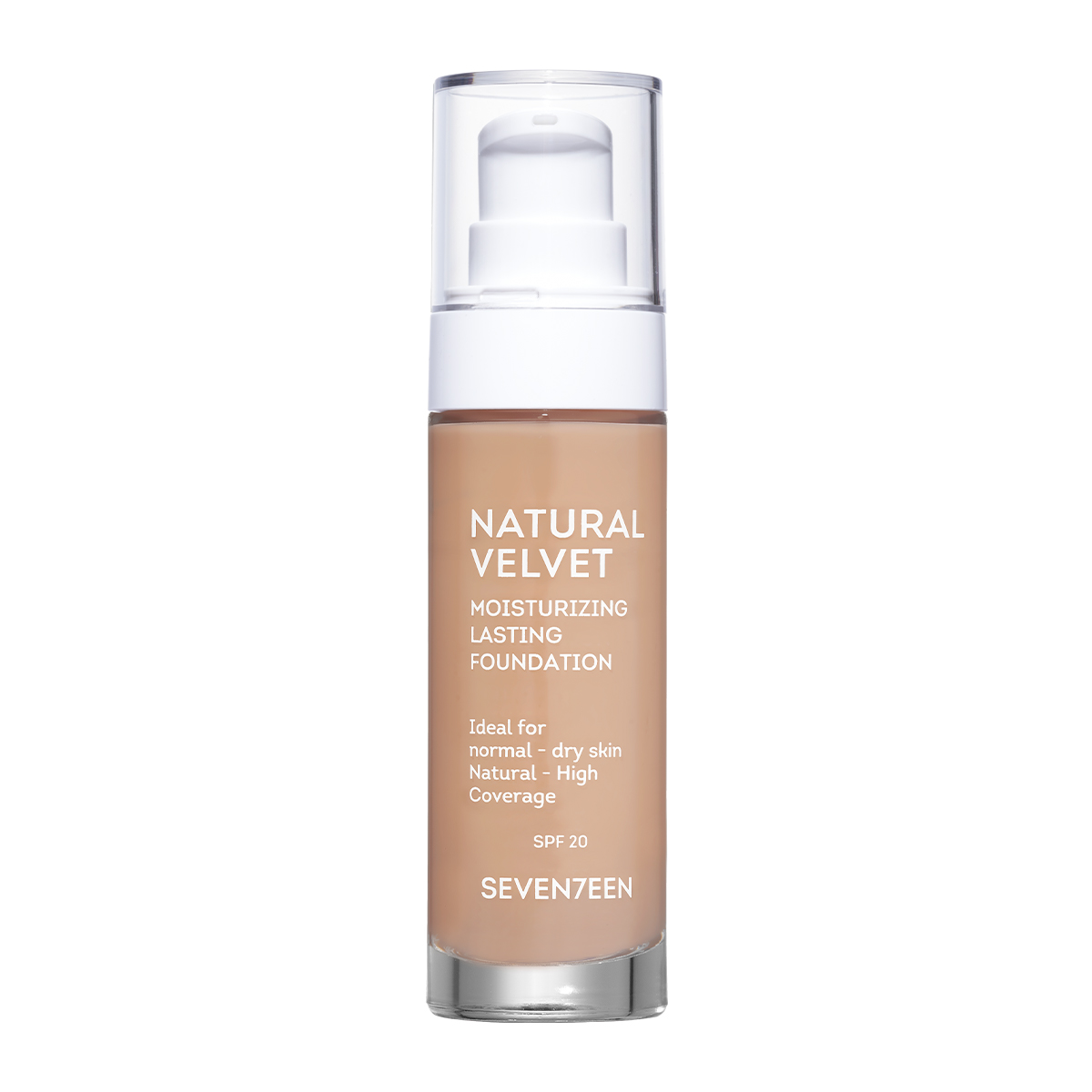 Seventeen Natural Velvet - Fond de ten hidratant pentru ten normal